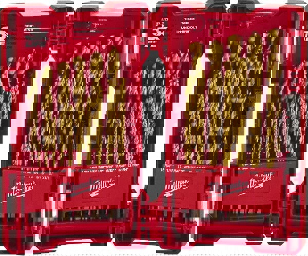 Drill Bit Set: Jobber Length Drill Bits & Maintenance Length Drill Bits, 29 Pc, 0.0625